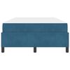 vidaXL Bedframe met matras Donkerblauw 120 x 200 cm Stof