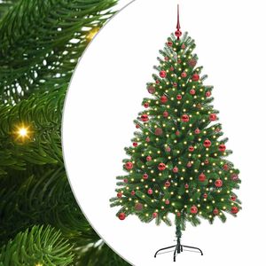 vidaXL Kerstboom met 300 LED met standaard Groen 180 cm PE