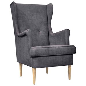vidaXL Fauteuil Donkergrijs ARES