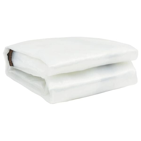 vidaXL Doorzichtig zeildoek met zeilringen 5x10 m polyethyleen