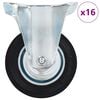 vidaXL 16 st Wielen vast 100 mm