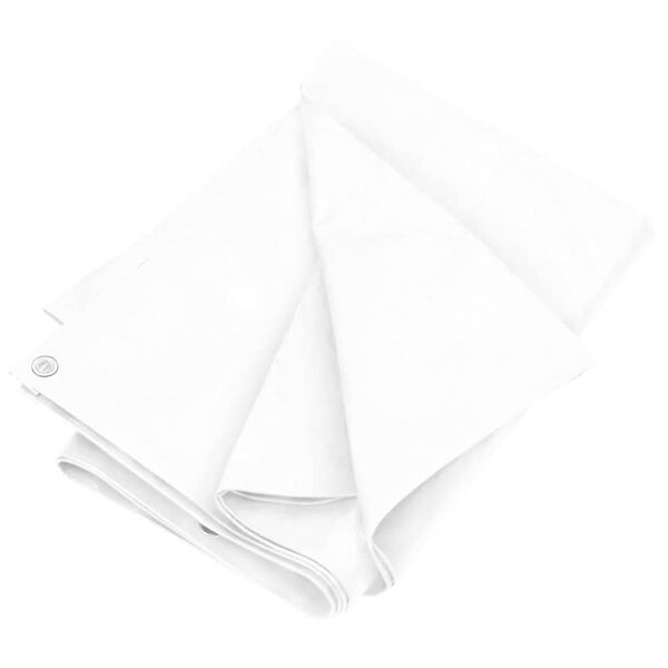 vidaXL Dekzeil 180 g/m&sup2; 4x8 m HDPE wit