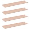 vidaXL Drijvende plank 4 pcs Roze 80 x 18 x 2,5 cm Staal