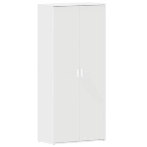 vidaXL Schoenenkast 80 x 39 x 178 cm Bewerkt hout Wit