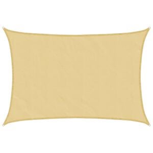 vidaXL Zonnezeil 2,5x3,5 m 100% polyester oxford zandkleurig