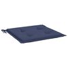 vidaXL Palletkussens 4 st 40x40x4 cm oxford stof marineblauw