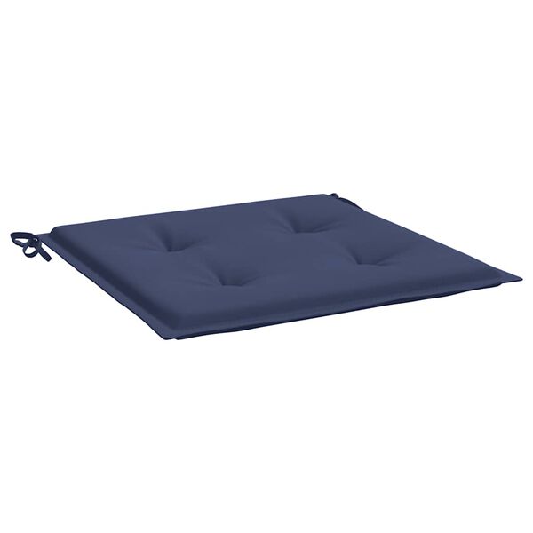 vidaXL Palletkussens 4 st 40x40x4 cm oxford stof marineblauw