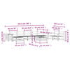 vidaXL 10-delige Loungeset massief grenenhout wit