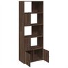vidaXL Boekenkast 70x36x189 cm bewerkt hout bruin eikenkleurig