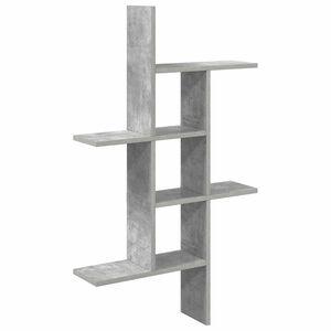 vidaXL Wandplank Betongrijs 61 x 15 x 102 cm Bewerkt hout