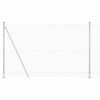 vidaXL Afrasteringspaal Zilver 10 x 1,4 m (12 x 12 mm gaas) Staal