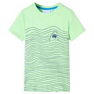 vidaXL Kindershirt 128 neongroen