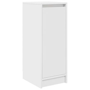 vidaXL Schoenenkast 29,5x34x76 cm bewerkt hout wit
