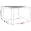 vidaXL Salontafel aluminium antraciet