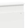 vidaXL Opslag bed met hoofdeinde Wit 150 x 200 cm Bewerkt hout