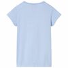 Kindershirt 128 blauw