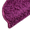 vidaXL Trapmatten 15 st 56x17x3 cm Violet Halfrond