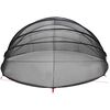 vidaXL Pooldome Zwart 592 x 590 x 275 cm 185T polyester met PU-coating