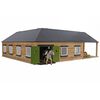 Kids Globe Paardenstal 1:24 grijs