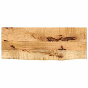 vidaXL Tafelblad met natuurlijke rand 70x40x2,5 cm massief mangohout