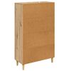 vidaXL Highboard met lade Artisan Eiken 70 x 31 x 115 cm Bewerkt hout