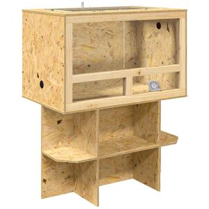 vidaXL Terrarium Bruin 80 x 50 x 100 cm OSB
