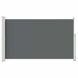 vidaXL Uittrekbaar Zijscherm Antracietkleurig 300 x 180 cm Polyester