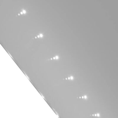 vidaXL Badkamerspiegel met LEDs 100x60 cm