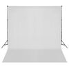 vidaXL Fotostudioset met verlichtingsset achtergrond en reflector