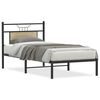 vidaXL Bedframe zonder matras hout sonoma eikenkleurig 75x190 cm