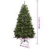 vidaXL Kunstkerstboom met 300 LED Groen 300 cm PVC en Metaal