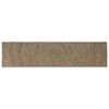 vidaXL Gebied Tapijt Naturel en Zwart 60 x 300 cm Jute