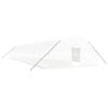 vidaXL Tuinkas met stalen frame 108 m&sup2; 18x6x2,85 m wit