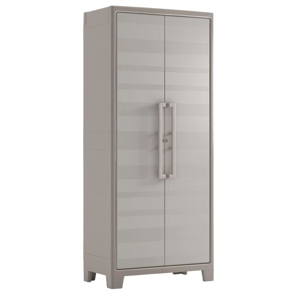 Keter Opbergkast Gulliver 182 cm beige en bruin