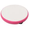 vidaXL Gymnastiekmat met pomp opblaasbaar 100x100x15 cm PVC roze