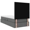 vidaXL Opslag bed met matras Donkergrijs 100 x 200 cm Polyester