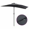 vidaXL Tuinparasol Antraciet 294 x 150 x 223 cm Polyester en staal