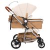 vidaXL Kinderwagen 2-in-1 aluminium taupe