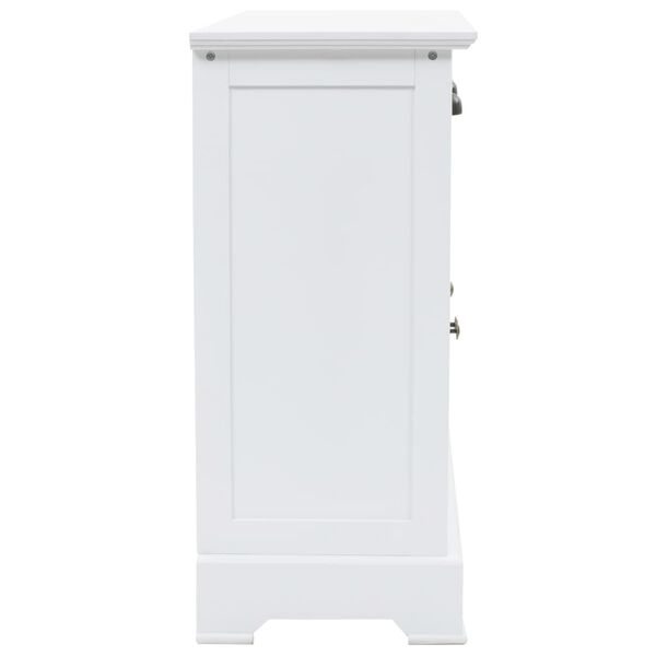 vidaXL Dressoir met 3 deuren 105x35x77,5 cm MDF en grenenhout