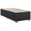 vidaXL Boxspring met matras kunstleer zwart 80x200 cm