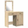 vidaXL Plafondtafel 2 st Bruin 50 x 41 x 135 cm Bewerkt hout