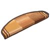 vidaXL Trapmatten zelfklevend 10 st 65x21x4 cm bruin