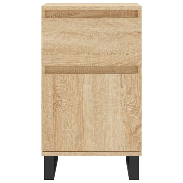 vidaXL Dressoir 40x35x70 cm bewerkt hout sonoma eikenkleurig