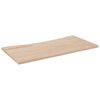 vidaXL Bureaublad 110x60x2,5 cm massief grenenhout