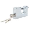 vidaXL Hangslot 12 st Zilver Staal