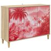 vidaXL Dressoir AACHEN Sonoma 102 x 33 x 75 cm Bewerkt hout