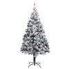 vidaXL Kunstmatig Verlichte Kerstboom met Ballenset Groen 400 cm PVC