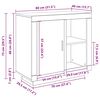 vidaXL Dressoir Oudhout 80 x 40 x 75 cm Bewerkt hout