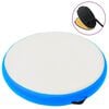 vidaXL Gymnastiekmat met pomp opblaasbaar 100x100x20 cm PVC blauw