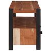 vidaXL TV-kast met lade Bruin 110 x 30 x 40 cm Massief acaciahout